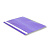 Скоросшиватель пластиковый А4 120/160 мкм Бюрократ, прозрачный верх.лист, фиолетовый 816308										